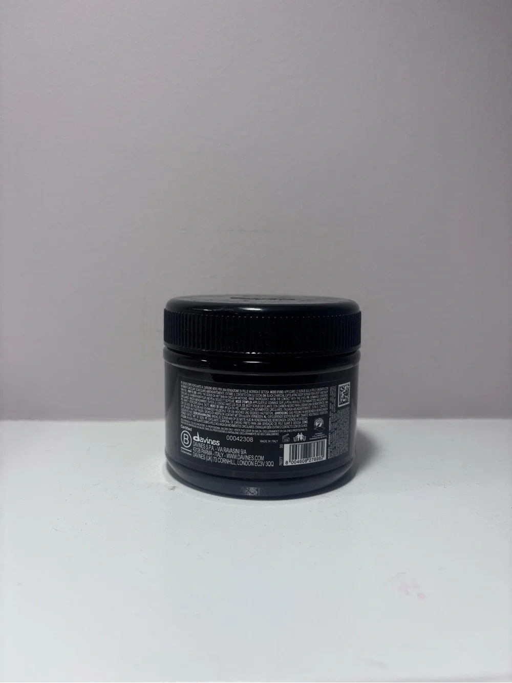Davines OI Body Scrub 7.43 oz Charcoal New